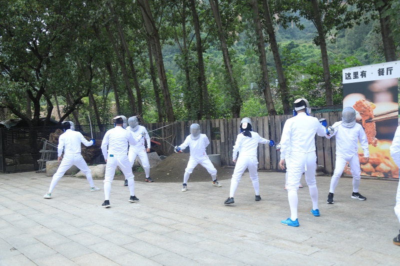 击剑体验 现场实拍图