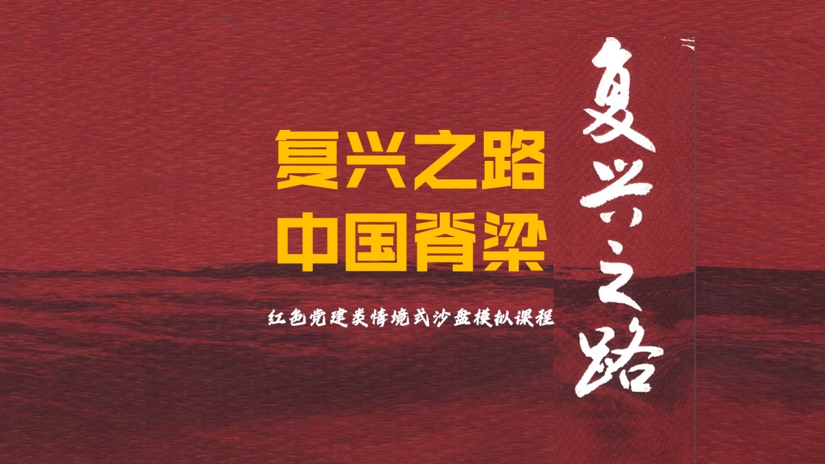 复兴之路-党史沙盘