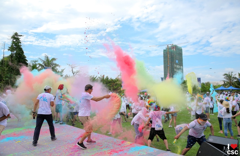 彩虹跑 现场实拍图