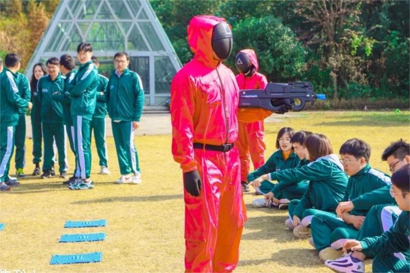 鱿鱼游戏 现场实拍图