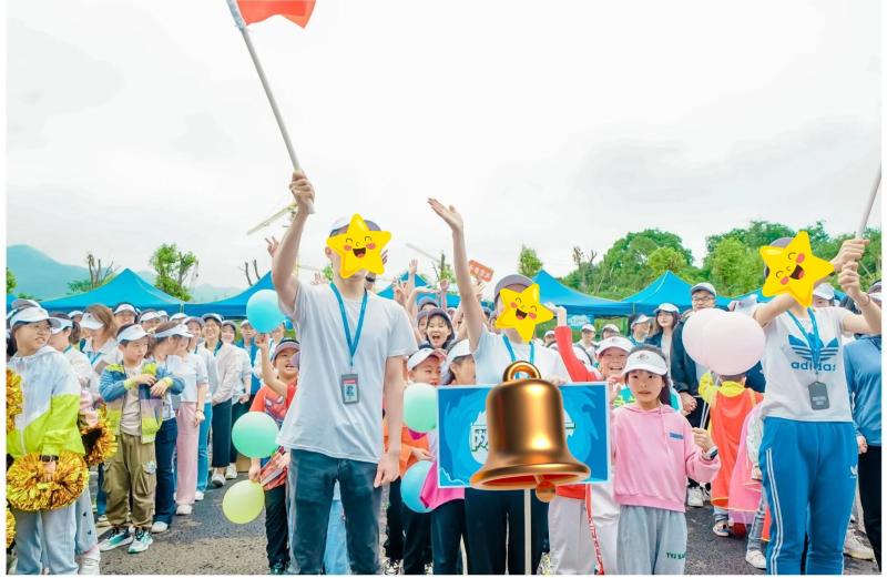 亲子运动会 现场实拍图