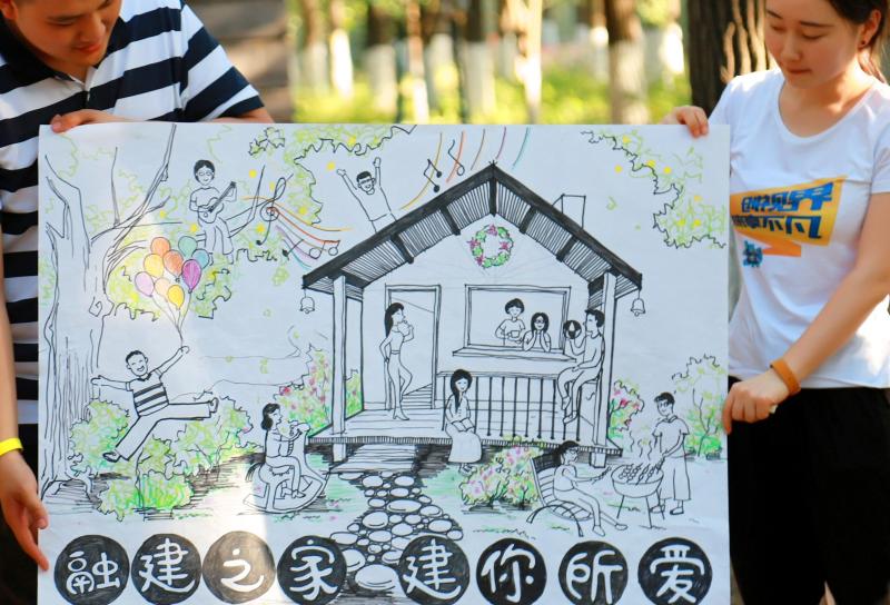 木屋建造 现场实拍图