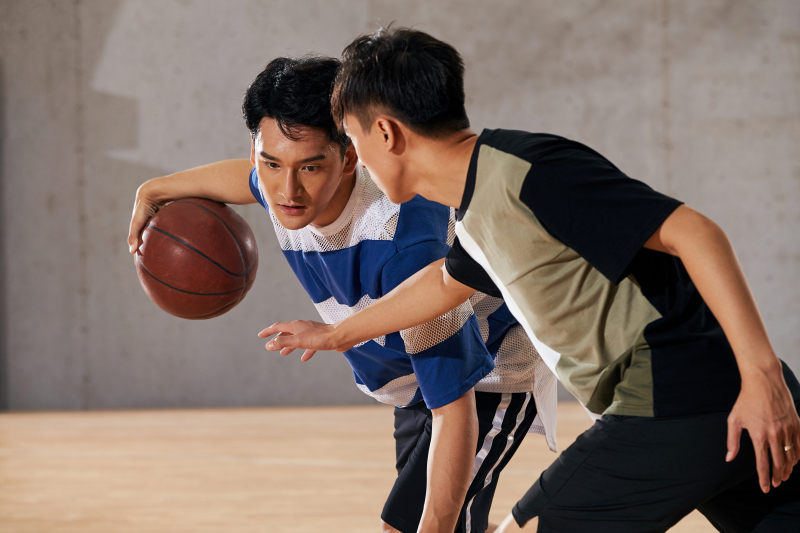 企业篮球赛 现场实拍图