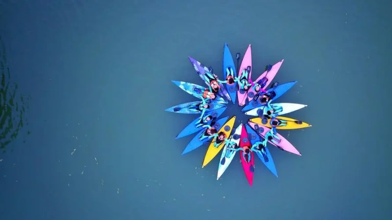 皮划艇 现场实拍图