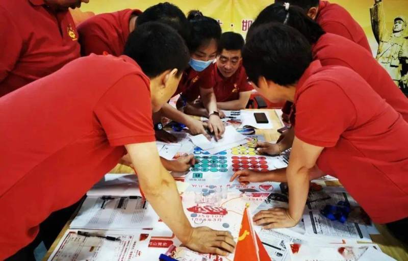 峥嵘-党史沙盘 现场实拍图
