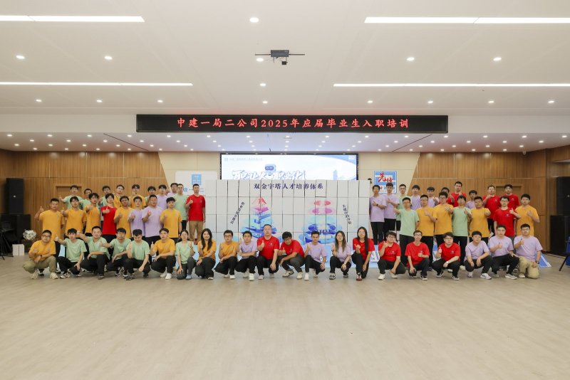 【中建一局二公司】新员工培训 现场实拍图