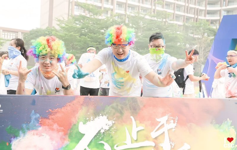 彩虹跑 现场实拍图