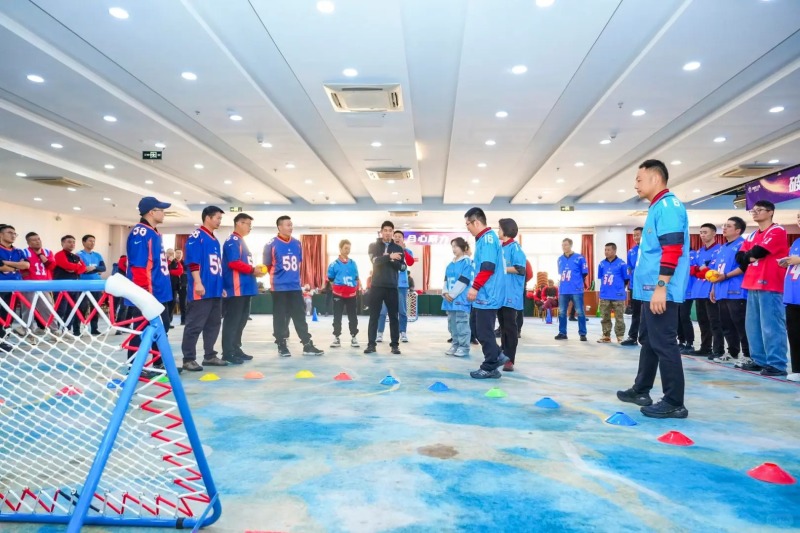 团队壁咚球 现场实拍图