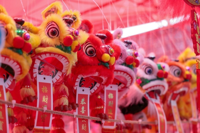 企业年会-新春庙会 现场实拍图