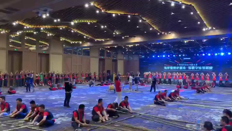 竹竿舞 现场实拍图