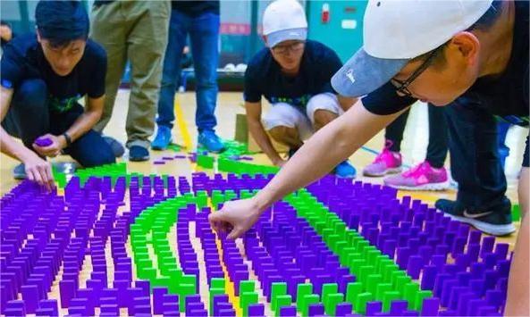 创意多米诺 现场实拍图