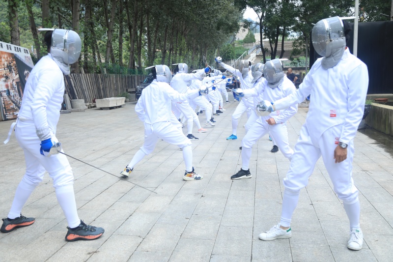 击剑体验 现场实拍图