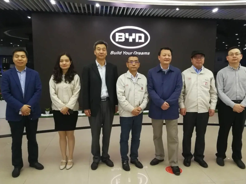 参观比亚迪 现场实拍图
