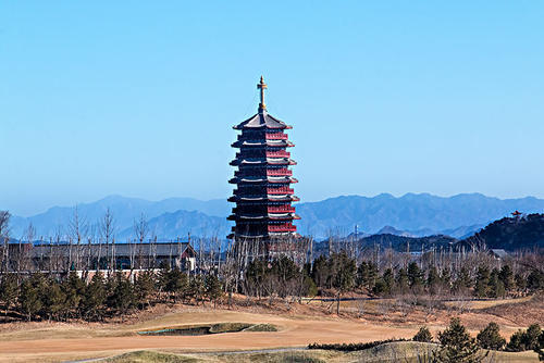 北京怀柔雁栖湖旅游风景区场地图片