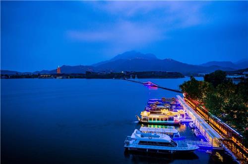 北京怀柔雁栖湖旅游风景区场地图片